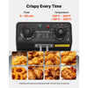 VEVOR Commercial Electric Deep Fryer, 9.51 Qt, 1700W Stainless Steel Countertop Fryer with Large & Small Baskets, Overheat Protection, Temp Control, Timer, Detachable for Home Restaurant Use, Silver