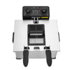 VEVOR Commercial Electric Deep Fryer, 9.51 Qt, 1700W Stainless Steel Countertop Fryer with Large & Small Baskets, Overheat Protection, Temp Control, Timer, Detachable for Home Restaurant Use, Silver