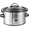 VEVOR Slow Cooker, 8QT 320W Electric Slow Cooker Pot with 3-Level Heat Settings, Digital Slow Cookers with 20 Hours Max Timer, Locking Lid, Ceramic Inner Pot for Home/Commercial Use