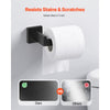VEVOR Matte Black Bathroom Hardware Set, 5 Pieces Stainless Steel Bathroom Accessories Set, 24-inch Towel Bar, Towel Rack, 2 Robe Towel Hooks, Toilet Paper Holder, for Bath Room, Wall Mounted