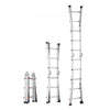 VEVOR Telescoping Ladder A Frame, 9.5 FT Compact Aluminum Extension Ladder, Multi-Function Portable Collapsible RV Ladder, Telescopic Ladder for Homework Stairs Indoor Outdoor Roof, 330lb Load