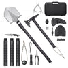 VEVOR Survival Shovel Survival Axe, 28-in-1 Camping Folding Shovels with Hatchet, Stainless Steel Tactical Shovel Hatchet Combo, Multifunctional Emergency Survival Gear Equipment for Camping Hiking