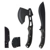 VEVOR Hunting Knife and Hatchet Axe Combo Set with Sheath, Fixed Blade Tactical Knife and Camping Axe, Stainless Steel Survival Knife and Camping Hatchet for Outdoor Survival Hunting Camping Adventure