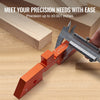 VEVOR Router Table Adjustment Bars, 14-piece Set, Durable Aluminum Construction Blocks for Measuring Depths, Heights, and Angles, Includes Engraved Measurements and Carrying Case, Ideal for Router