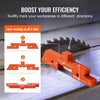 VEVOR Router Table Adjustment Bars, 14-piece Set, Durable Aluminum Construction Blocks for Measuring Depths, Heights, and Angles, Includes Engraved Measurements and Carrying Case, Ideal for Router