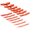 VEVOR Router Table Adjustment Bars, 14-piece Set, Durable Aluminum Construction Blocks for Measuring Depths, Heights, and Angles, Includes Engraved Measurements and Carrying Case, Ideal for Router