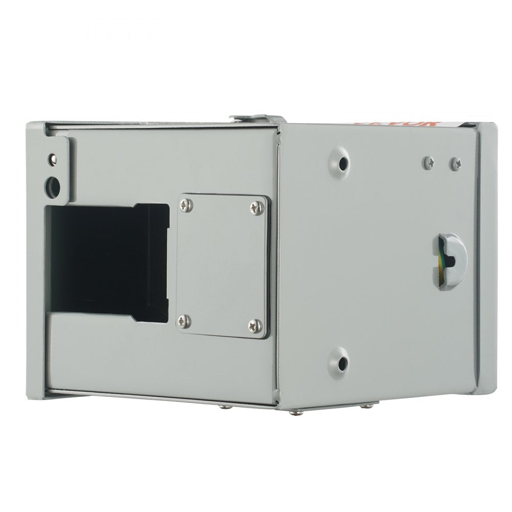 VEVOR 30 Amp RV Power Outlet Box, 125/250 Volt, Enclosed Lockable Outdoor RV Receptacle Box, NEMA TT-30R Weatherproof Electrical Panel, for RV Camper Trailer Motorhome Tested toStandards