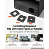 VEVOR 50 Amp RV Power Outlet Box with Timer NEMA 14-50R Receptacle 250V, for RV EV Camper Trailer Electric Car, Easy Installation, Lockable Enclosed Outdoor Electrical Panel, NEMA 3R Weatherproof