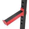 VEVOR Power Cage Power Rack, Multifunctional Barbell Squat Rack with Adjustable Height, Home Gym Strength Training Workout Equipment with J-Hooks & More Fitness Attachment for Bench Press Pull-Up Dips