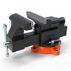 VEVOR Bench Vise, 6-inch Jaw Width 5.9-inch Jaw Opening, 360-Degree Swivel Locking Base Multipurpose Vise with Anvil, Heavy Duty Ductile Iron Workbench Vise with Bolts & Nuts, for Drilling, Pipe Cutti
