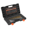 VEVOR Screw Extractor Set with Drill Bits, 65 Pieces, Easy Out Nut Bolt Extractors and Drill Bits, with Adapters, Solid Storage Case, Cr-Mo Steel for Removing Rounded, Broken, or Stripped Fasteners