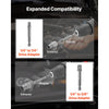 VEVOR Screw Extractor Set with Drill Bits, 54 Pieces, Easy Out Nut Bolt Extractors and Drill Bits, with Adapters, Solid Storage Case, Cr-Mo Steel for Removing Rounded, Broken, or Stripped Fasteners
