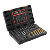 VEVOR Screw Extractor Set with Drill Bits, 54 Pieces, Easy Out Nut Bolt Extractors and Drill Bits, with Adapters, Solid Storage Case, Cr-Mo Steel for Removing Rounded, Broken, or Stripped Fasteners
