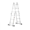 VEVOR Multi-Purpose Folding Ladder, 7-in-1 Tall Step Ladder, A Frame 3 Step Adjustable Telescoping Ladder, 12ft Reach Height Heavy Duty Extension Ladder, 330 lbs Capacity for Household Outdoor Work