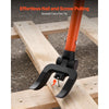 VEVOR Pallet Buster Tool, 44 Inch Carbon Steel Handle Wrecking Pry Bar, 2000 lbs Weight Capacity, Heavy Duty Deck Board Removal Tool, Breaker Bar for Flooring, Framing, Roofing, Trim, Drywall