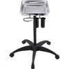 VEVOR Mayo Stand Medical Tray, Height Adjustable Stainless Steel Salon Tray Easy Assemble Tattoo Cart Lab Tray with 2 Cups & 1 Metal Ring for SPA Clinic Personal Care Lab Hospital Dentistry, Silver