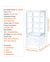 VEVOR refrigerated display case specifications and dimensions image