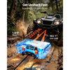 VEVOR Portable Winch, 3500 lbs 12V DC Electric Winch with Synthetic Rope, Wireless & Wired Remotes, Box-Style Recovery Kit with Fairlead, Clevis Hook, Strap for ATV UTV Off-Road Outdoor Pulling Tasks
