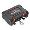 VEVOR Portable Winch, 3500 lbs 12V DC Electric Winch with Synthetic Rope, Wireless & Wired Remotes, Box-Style Recovery Kit with Fairlead, Clevis Hook, Strap for ATV UTV Off-Road Outdoor Pulling Tasks