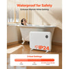 VEVOR Convection Panel Heater, 1500W Electric Panel Space Heater with Remote & Touch Control, Portable Stand or Wall Mount Design with Anti-Tipping and Overheat Protection for Home and Office, White