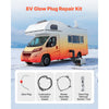 VEVOR 8V Glow Plug Repair Kit, Parking Diesel Heater Glow Ignition Plug Kit with Atomization Mesh, Compatible with 2KW 5KW 8KW Diesel Air Heater Models, Diesels Heaters Accessories for Car Truck Boat