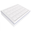 VEVOR Mattress Topper, Queen Size, 4 in Thickness, Memory Foam, Fiber Fill, Detachable & Washable, Ergonomically Designed for Pressure Relief, Comfortable Cooling & Breathable, Ideal for Hot Sleepers