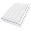 VEVOR Mattress Topper, Queen Size, 4 in Thickness, Memory Foam, Fiber Fill, Detachable & Washable, Ergonomically Designed for Pressure Relief, Comfortable Cooling & Breathable, Ideal for Hot Sleepers