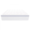 VEVOR Mattress Topper, King Size, 4 in Thickness, Memory Foam, Fiber Fill, Detachable & Washable, Ergonomically Designed for Pressure Relief, Comfortable Cooling & Breathable, Ideal for Hot Sleepers
