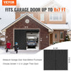 VEVOR Garage Door Screen for Winter, 8x7FT, Garage Door Insulation Kit, Magnetic Thermal Insulated Door Curtain with 300D Oxford Fabric Heavy Duty Weighted Bottom, Easy Assembly for Garage Door