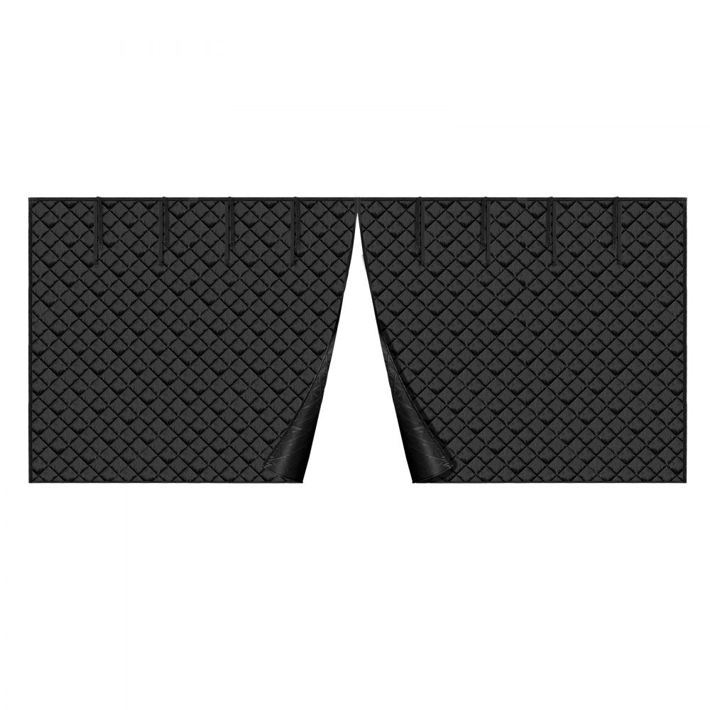 VEVOR Garage Door Screen for Winter, 18x7FT, Garage Door Insulation Kit, Magnetic Thermal Insulated Door Curtain with 300D Oxford Fabric Heavy Duty Weighted Bottom, Easy Assembly for Garage Door
