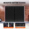 VEVOR Garage Door Screen for Winter, 10x8FT, Garage Door Insulation Kit, Magnetic Thermal Insulated Door Curtain with 300D Oxford Fabric Heavy Duty Weighted Bottom, Easy Assembly for Garage Door