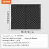 VEVOR Garage Door Screen for Winter, 10x8FT, Garage Door Insulation Kit, Magnetic Thermal Insulated Door Curtain with 300D Oxford Fabric Heavy Duty Weighted Bottom, Easy Assembly for Garage Door