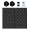 VEVOR Garage Door Screen for Winter, 10x8FT, Garage Door Insulation Kit, Magnetic Thermal Insulated Door Curtain with 300D Oxford Fabric Heavy Duty Weighted Bottom, Easy Assembly for Garage Door