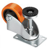 VEVOR Leveling Casters, Set of 4, 720 lbs Total Load Capacity, 3 inches Diameter, Heavy Duty 360 Degree Swivel Caster Wheels, Adjustable Casters with Feet for Workbench, Machine, Equipment, Furniture
