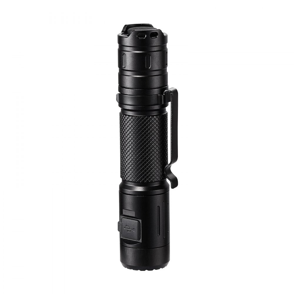 VEVOR Rechargeable Flashlight, High Lumens LED Flashlight with 6 Lighting Modes, IP66 Waterproof Handheld Flash Light for Home, Hiking, Camping, Emergencies, Lightweight & Portable