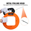 VEVOR Fish Tape, 100 ft, 1/6-inch, Fiberglass Wire Puller with Optimized Housing and Handle, Easy-to-Use Cable Puller Tool, Flexible Wire Fishing Tools for Wall and Electrical Conduit, Non-Conductive