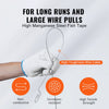 VEVOR Steel Wire Puller, 240ft, 1/8in, with Enhanced Housing & Handle, Simplified Cable Pulling Device, Adaptable for Wall & Electrical Conduit Wiring, Insulated