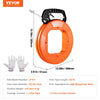 VEVOR Fish Tape, 120-foot, 1/8-inch, Steel Wire Puller with Optimized Housing and Handle, Easy-to-Use Cable Puller Tool, Flexible Wire Fishing Tools for Walls and Electrical Conduit, Non-Conductive