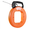 VEVOR Fish Tape, 100-foot, 1/4-inch, PET Wire Puller with Optimized Housing and Handle, Easy-to-Use Cable Puller Tool, Flexible Wire Fishing Tools for Walls and Electrical Conduit, Non-Conductive
