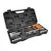VEVOR Torque Wrench Set 1/4" 3/8" 1/2" Drive Click Torque Wrench 47-Piece, Dual Scale Readings, ±3% High Precision, with Spark Plug Sockets, Bits, Extension Bars, Storage Case, for Automotive Repair