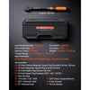 VEVOR Torque Wrench 3/8-inch Drive Click Torque Wrench Dual Scale Readings, 5-45 lbf-ft / 6.8-61.2 N.m, ±3% High Precision, with Spark Plug Sockets, Bits, Universal Joint, Extension Bar, Storage Case