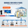 VEVOR Electronic Water Descaler System, Whole House Salt Free Descaler, Hard Water Conditioner to Reduces Scale Build-Up, for All Kinds of Plumbing Pipes, Durable for Over 6 Years