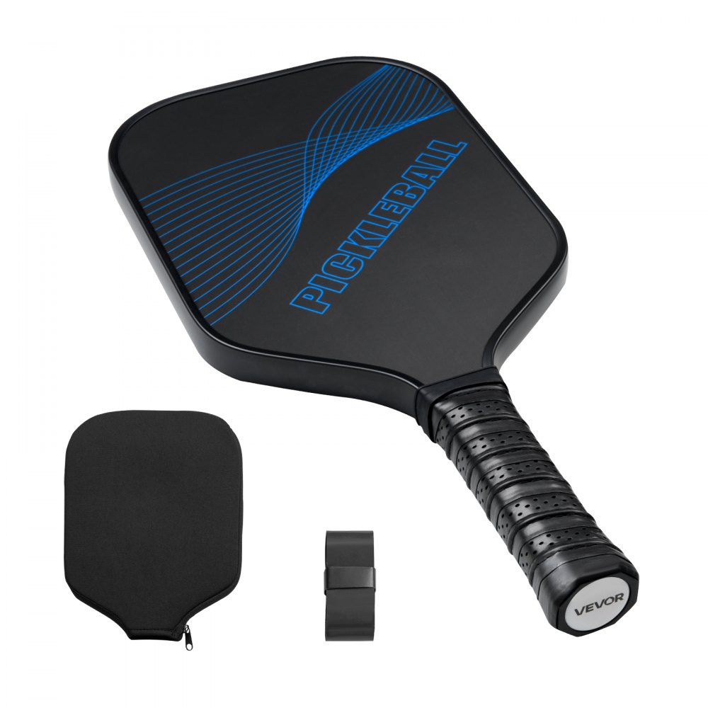 VEVOR Pickleball Paddle, T700 Carbon Fiber Surface & Honeycomb Core, Professional Pickleball Paddle with Increased Power & Control & Spin, Pro Pickle Ball Racket for Adults, Men & Women, Blue