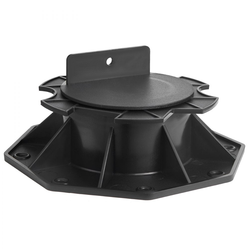 VEVOR Deck Blocks 12 PCS, 2000lbs / 907.18kg Load Capacity Deck Support Plastic Pedestal Paver, Raising 2.36 - 5.31 inch / 60 - 135 mm, Height Adjustable Shed Foundation Base for Wood Concrete Metal