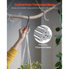 VEVOR S Hooks 36 Pack, 39.68 LBS Capacity for Bars up to 0.85 Inch, S Shaped Hooks with Safety Buckle, Heavy Duty Metal Hangers for Plants, Jeans, Clothes in Garden, Closet, Kitchen, Bedroom, Black
