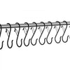 VEVOR S Hooks 36 Pack, 39.68 LBS Capacity for Bars up to 0.85 Inch, S Shaped Hooks with Safety Buckle, Heavy Duty Metal Hangers for Plants, Jeans, Clothes in Garden, Closet, Kitchen, Bedroom, Black