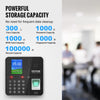 VEVOR Time Clocks for Employees Small Business with Face, Fingerprint, RFID and PIN Punching in One, Biometric Time Clock with 5 RFID Cards & USB Drive, Automatic Punch In/Out, No Monthly Fees
