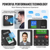 VEVOR Time Clocks for Employees Small Business with Face, Fingerprint, RFID and PIN Punching in One, Biometric Time Clock with 5 RFID Cards & USB Drive, Automatic Punch In/Out, No Monthly Fees