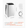 VEVOR Portable Washing Machine - included accessories and key specs overview