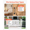 VEVOR Barn Door Handle, 12.6 in Rustic Fence Gate Handle, Rust-Resistant Coating, Heavy Duty Carbon Steel Outdoor Gate Handles, Easy to Install, Metal Sliding Door Pulls for Garage Shed Closet Pantry